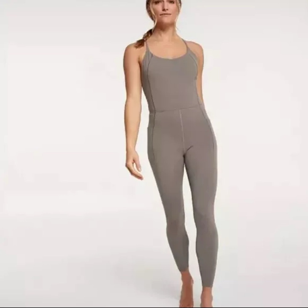 CALIA by Carrie Underwood Gray Jumpsuit
